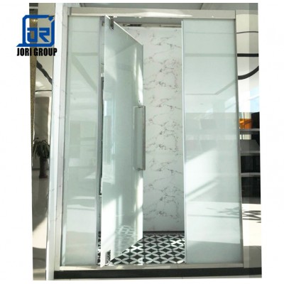 High Quality Sliding Shower Room With Green Smart Glass Shower Door