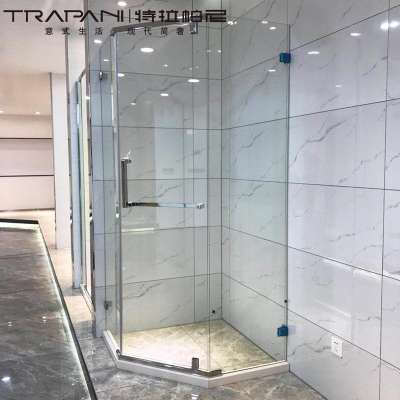 Trapani Model MG01 dubai tempered gym 10mm glass bathroom shower room price in USA with SUS304 stainless steel hardware